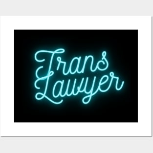 Trans Lawyer - Blue Posters and Art